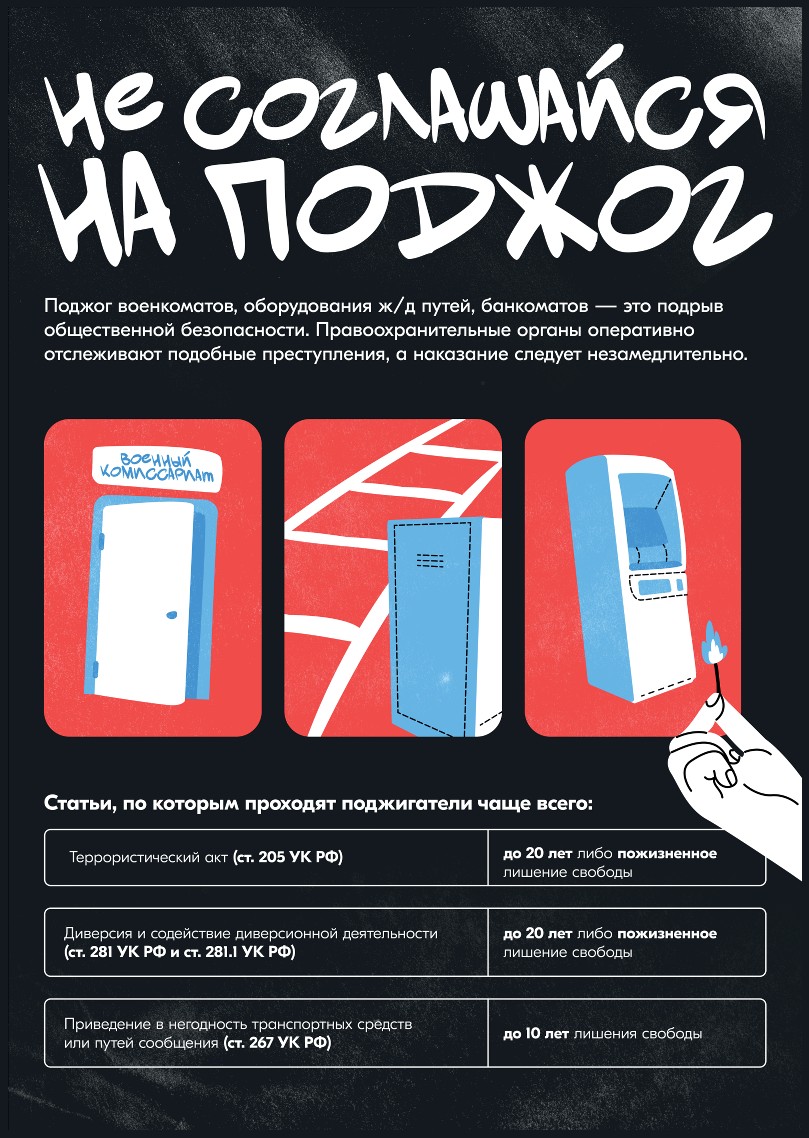 НЕ СОГЛАШАЙСЯ НА ПОДЖОГ