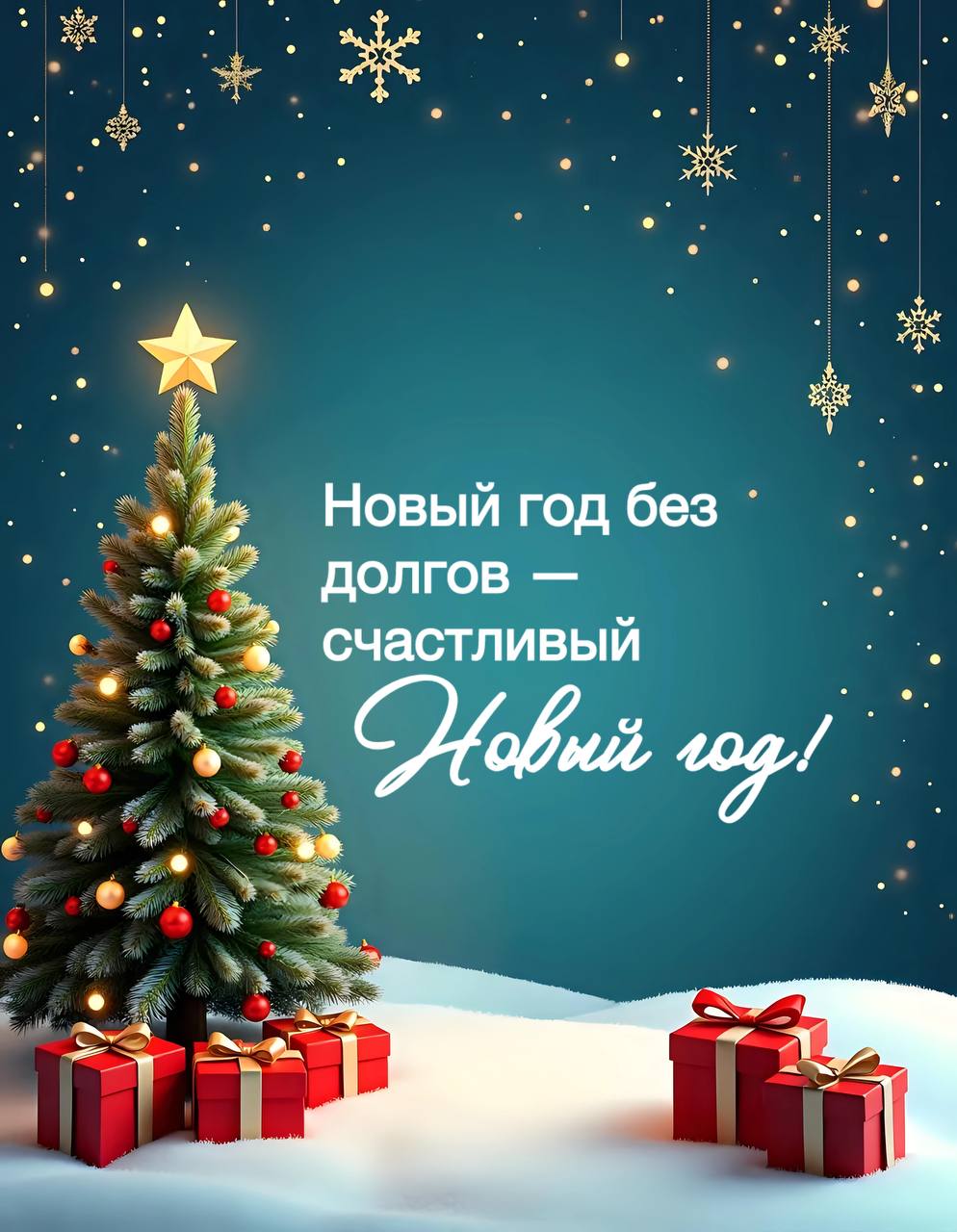 Новый год без долгов — счастливый Новый год!