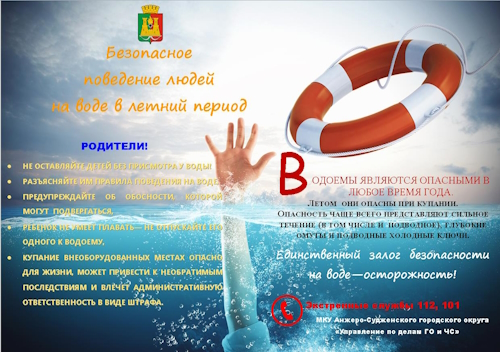 Безопасность на водных объектах!