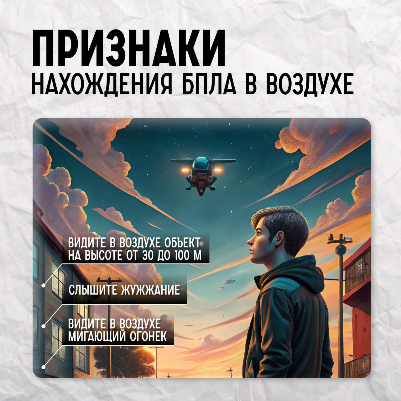 Как обезопасить себя при обнаружении БПЛА